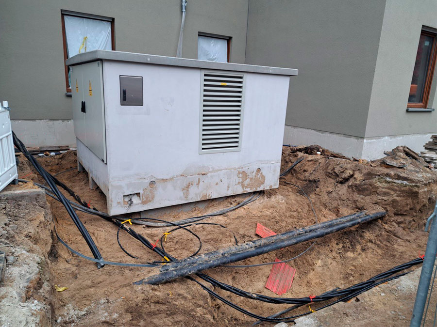 Tiefbau für Hausanschlüsse und Trassen