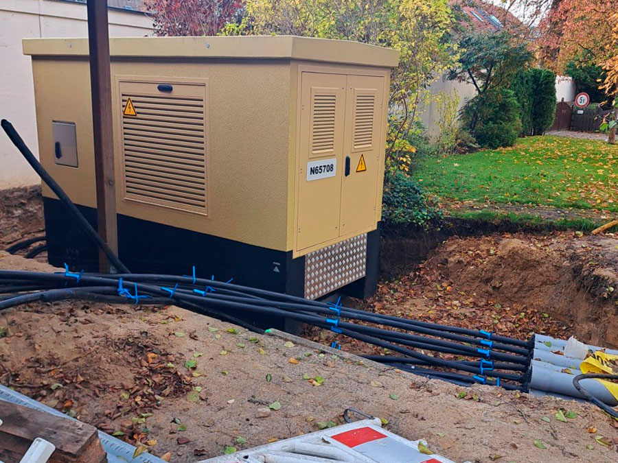 Tiefbau für Hausanschlüsse und Trassen